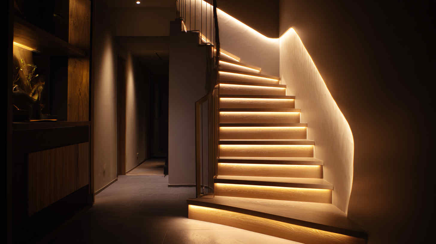 LED stair lighting